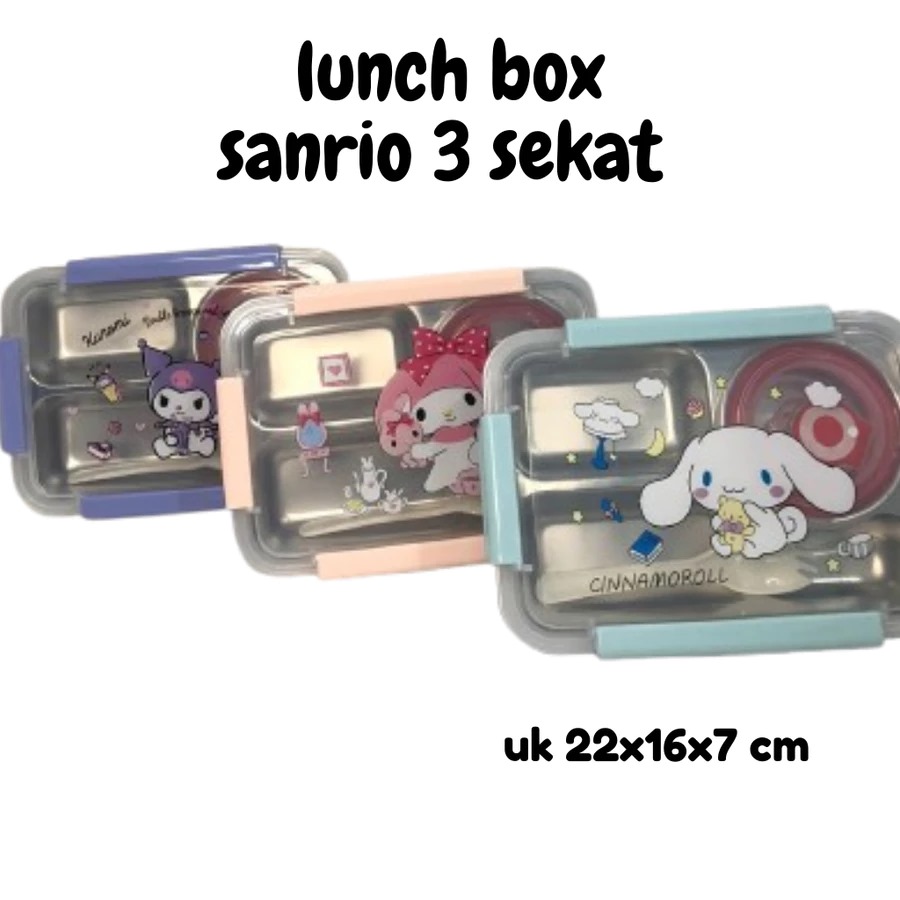 9 Kotak makan kuromi lucu dan gemas di bawah Rp150 ribu, bikin bekal makin semangat dibawa