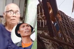 Rumah berusia 100 tahun milik Diding Boneng ambruk diterjang hujan badai