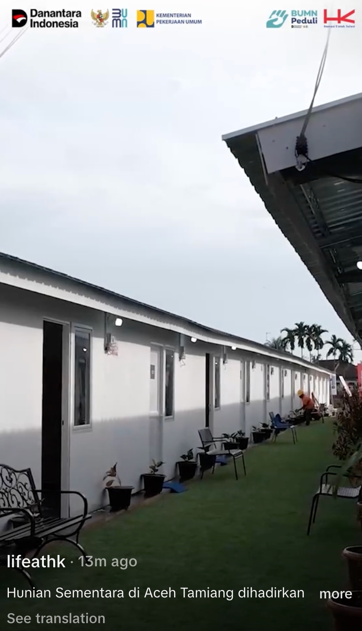 Potret rumah sementara di Aceh Tamiang, komitmen Presiden Prabowo percepat pemulihan pasca banjir