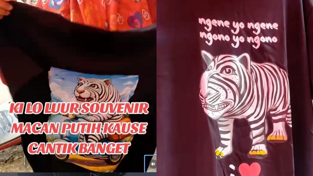 Berkah patung macan putih Balongjeruk Kediri: Dari kontroversi viral hingga jadi spot car free day