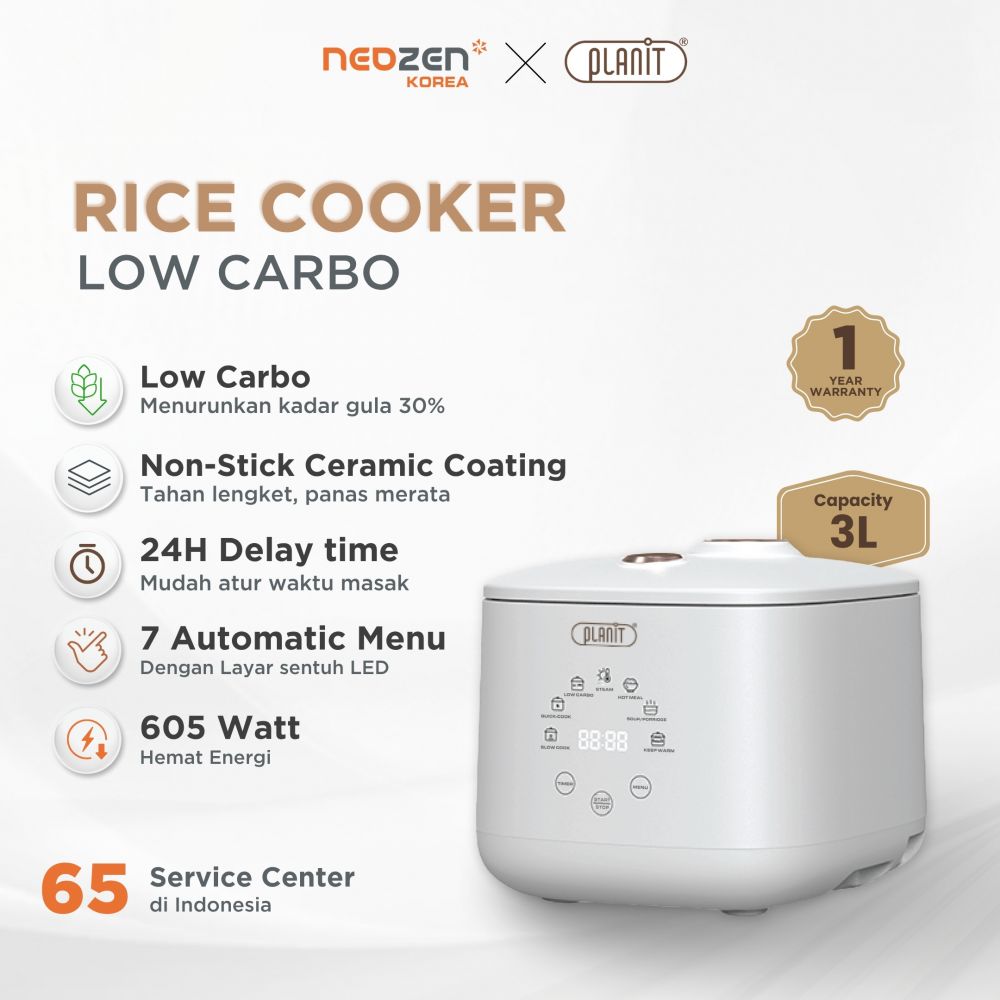 9 Rekomendasi rice cooker low carbo terbaik 1 liter ke atas untuk nasi pulen dan gaya hidup sehat