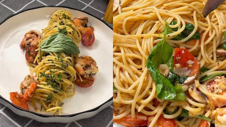 5 Resep spaghetti aglio olio pedas, harum, dan kaya rasa yang mudah dibuat tapi rasanya tetap spesial