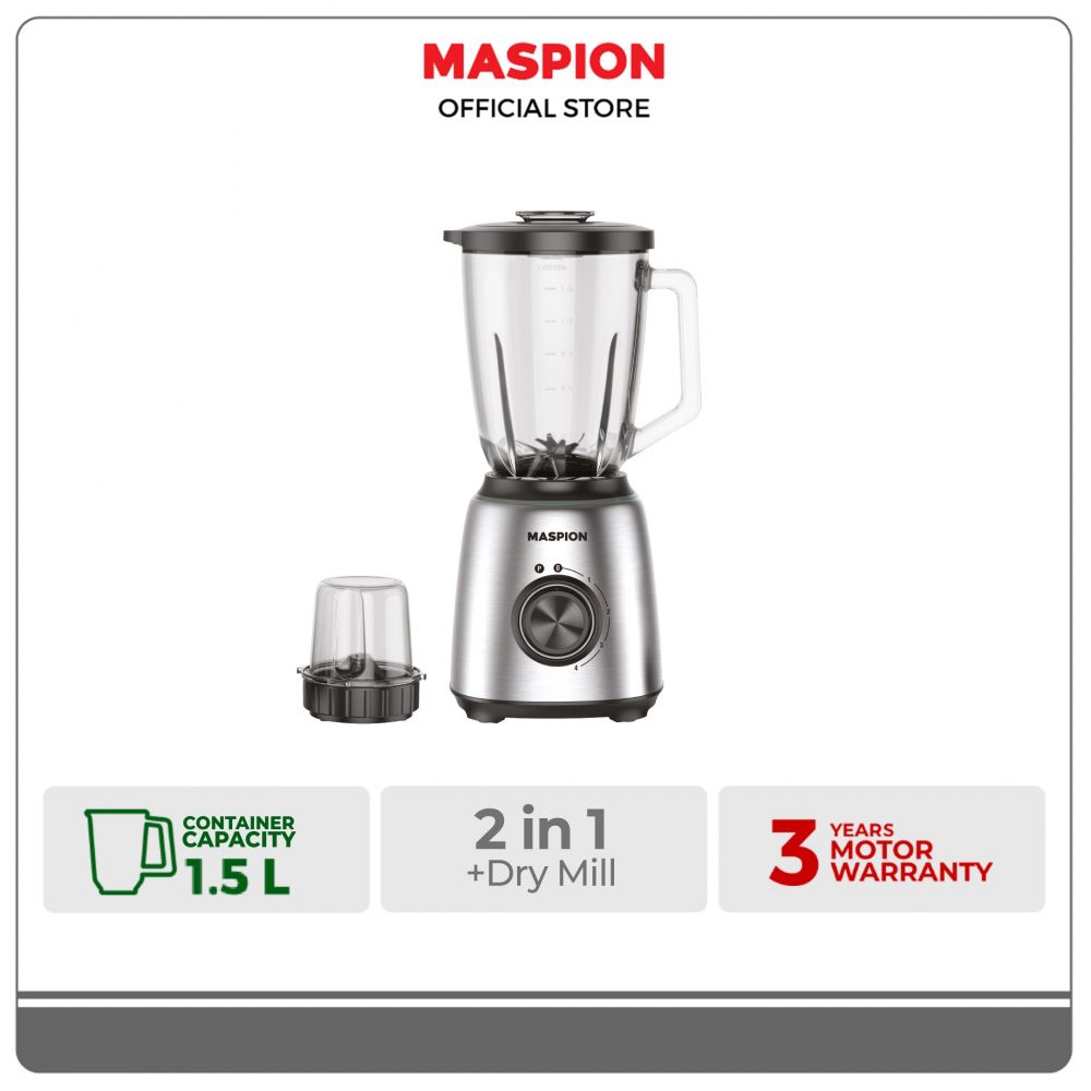 9 Rekomendasi blender Maspion dan aksesori tambahan dengan container utama dari 1 hingga 1,5 liter