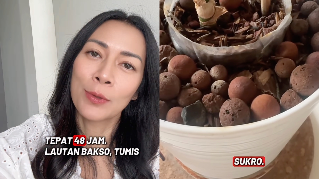 Curhat lucu Dee Lestari puasa 48 jam, halusinasi batuan seperti sukro, ini alasannya