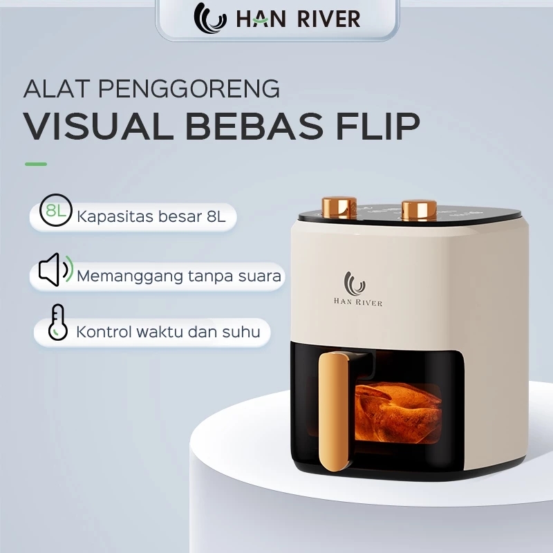 5 Rekomendasi air fryer Han River dari 3,5 liter hingga 8 liter dengan fitur canggih dan multifungsi