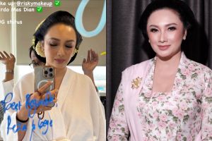 7 Pesona Tata Cahyani dalam prosesi mantu sang putra Dharma Mangkuluhur, dipuji awet muda