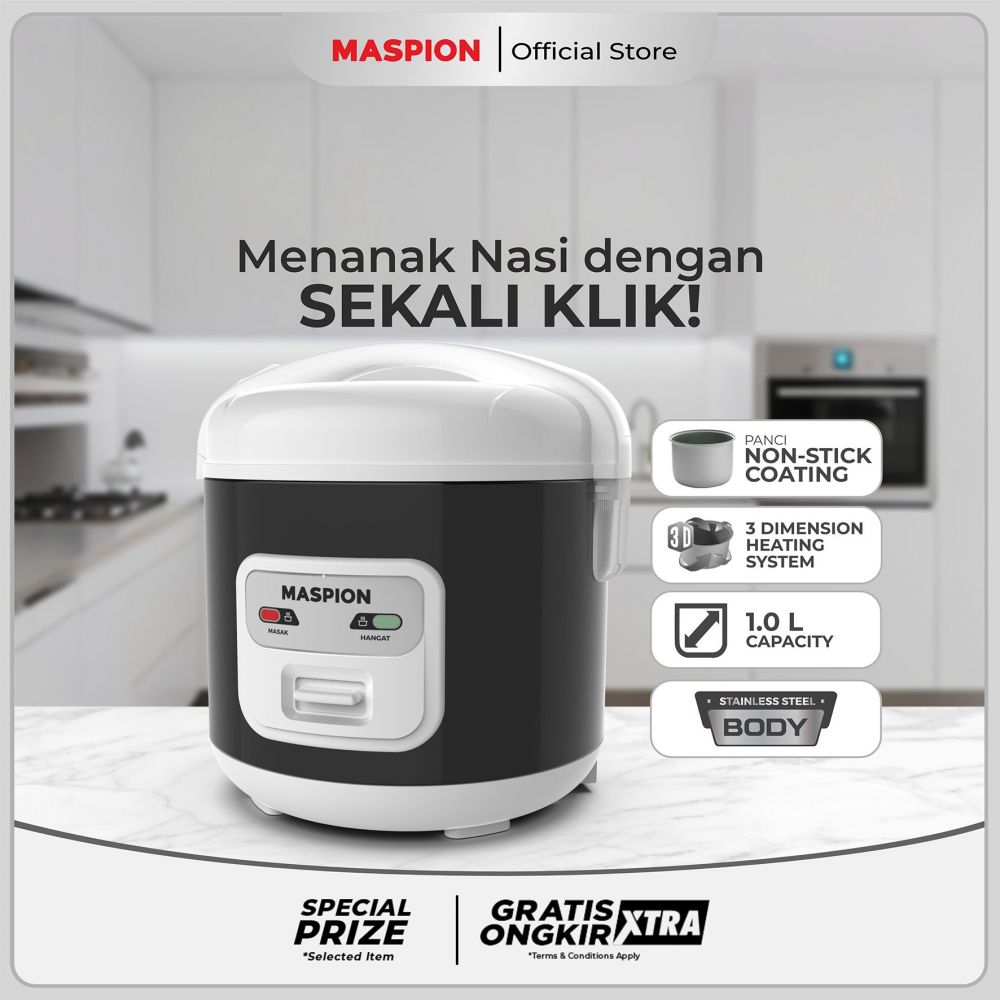 9 Rekomendasi rice cooker 1 liter terbaik dan serbaguna, pas untuk porsi kecil tapi tetap andal