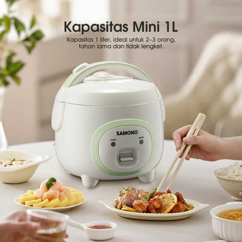 9 Rekomendasi rice cooker 1 liter terbaik dan serbaguna, pas untuk porsi kecil tapi tetap andal