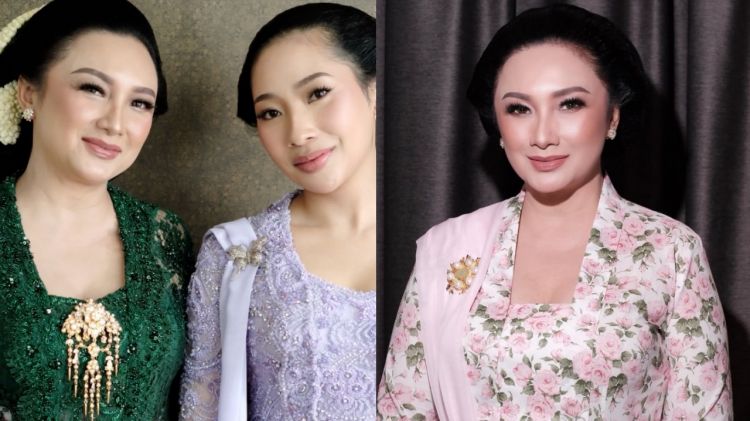 7 Potret Tata Cahyani memesona kenakan baju tradisional dan rambut disanggul