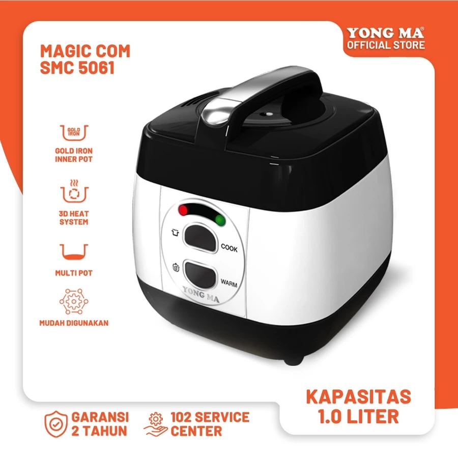 5 Magic com Yong Ma yang layak dipilih, masak nasi cepat dan listrik tetap hemat di bawah Rp800 ribu