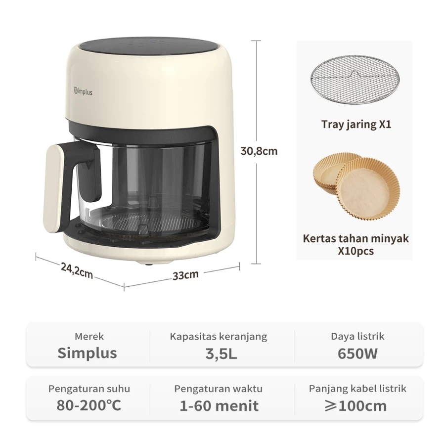 7 Merk air fryer terbaik untuk dapur modern di bawah Rp500 ribu, goreng tanpa minyak jadi gampang