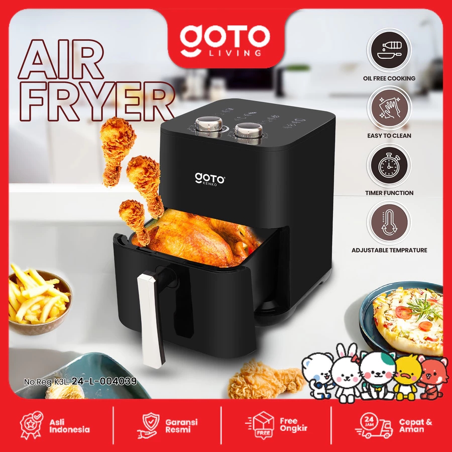 7 Merk air fryer terbaik untuk dapur modern di bawah Rp500 ribu, goreng tanpa minyak jadi gampang