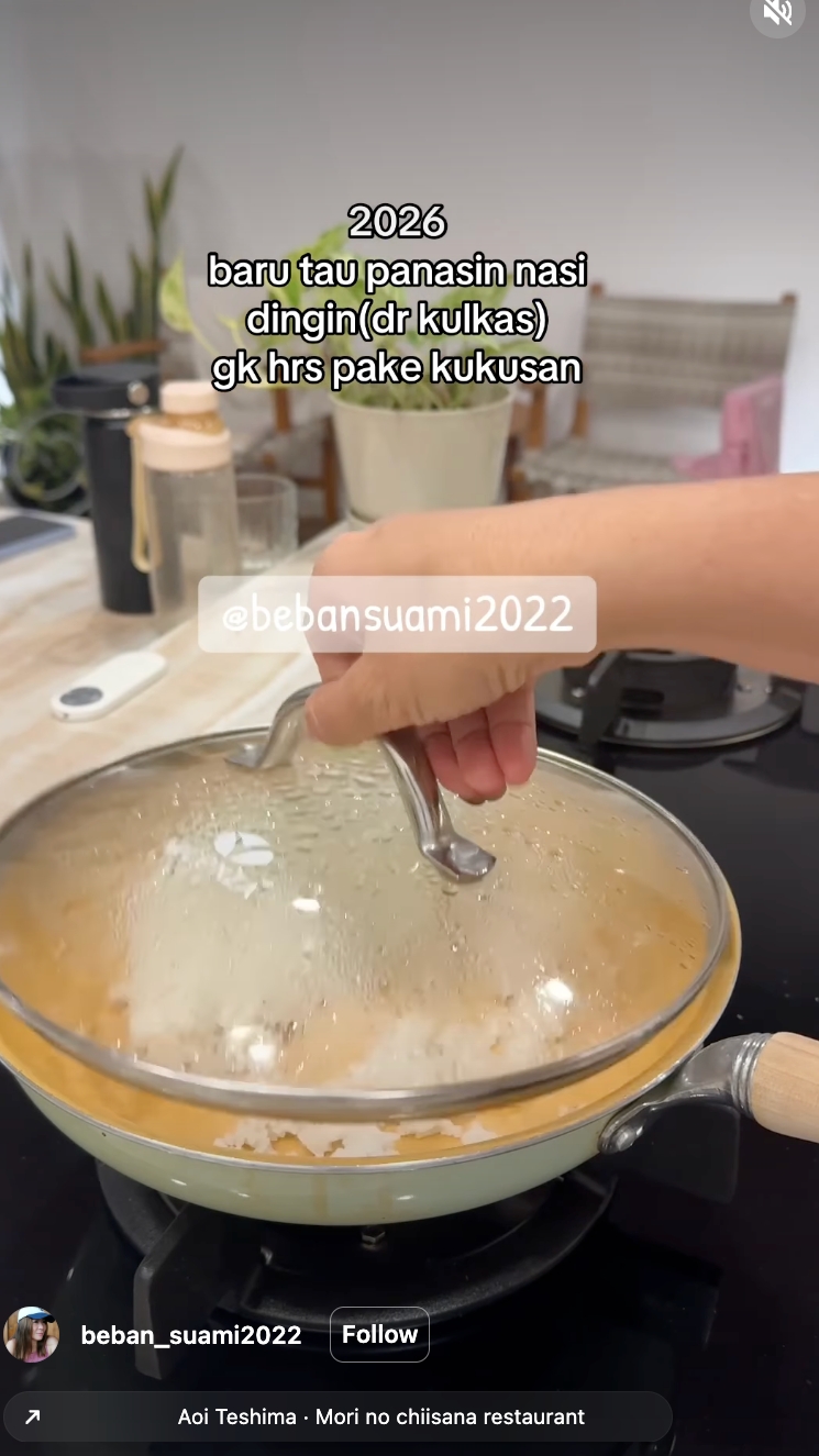 Trik menghangatkan nasi beku tanpa kukusan, cukup pakai satu bahan tambahan