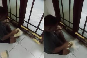 Cara darurat cegah air banjir masuk rumah pakai mentega, pria ini buktikan sendiri