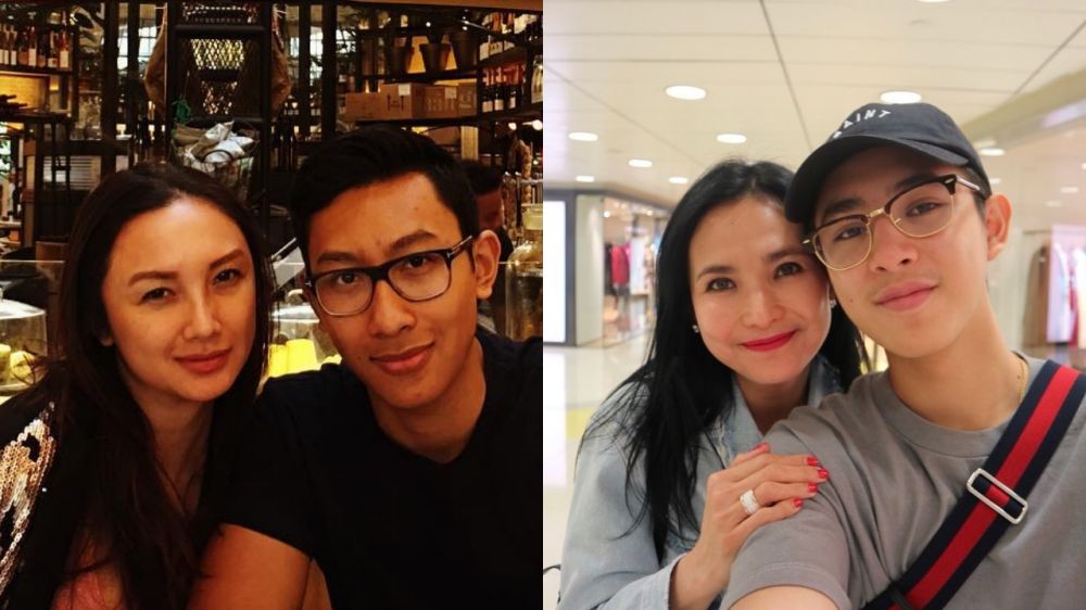 Sahabat sejati bertahun-tahun, 5 potret adu gaya Tata Cahyani dan pesinetron Nunu Datau