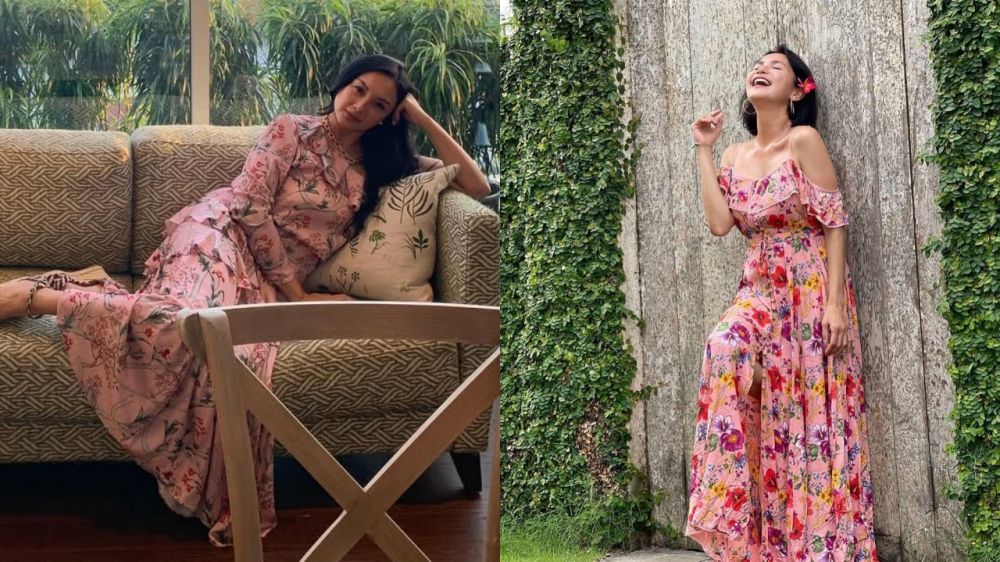 Sahabat sejati bertahun-tahun, 5 potret adu gaya Tata Cahyani dan pesinetron Nunu Datau