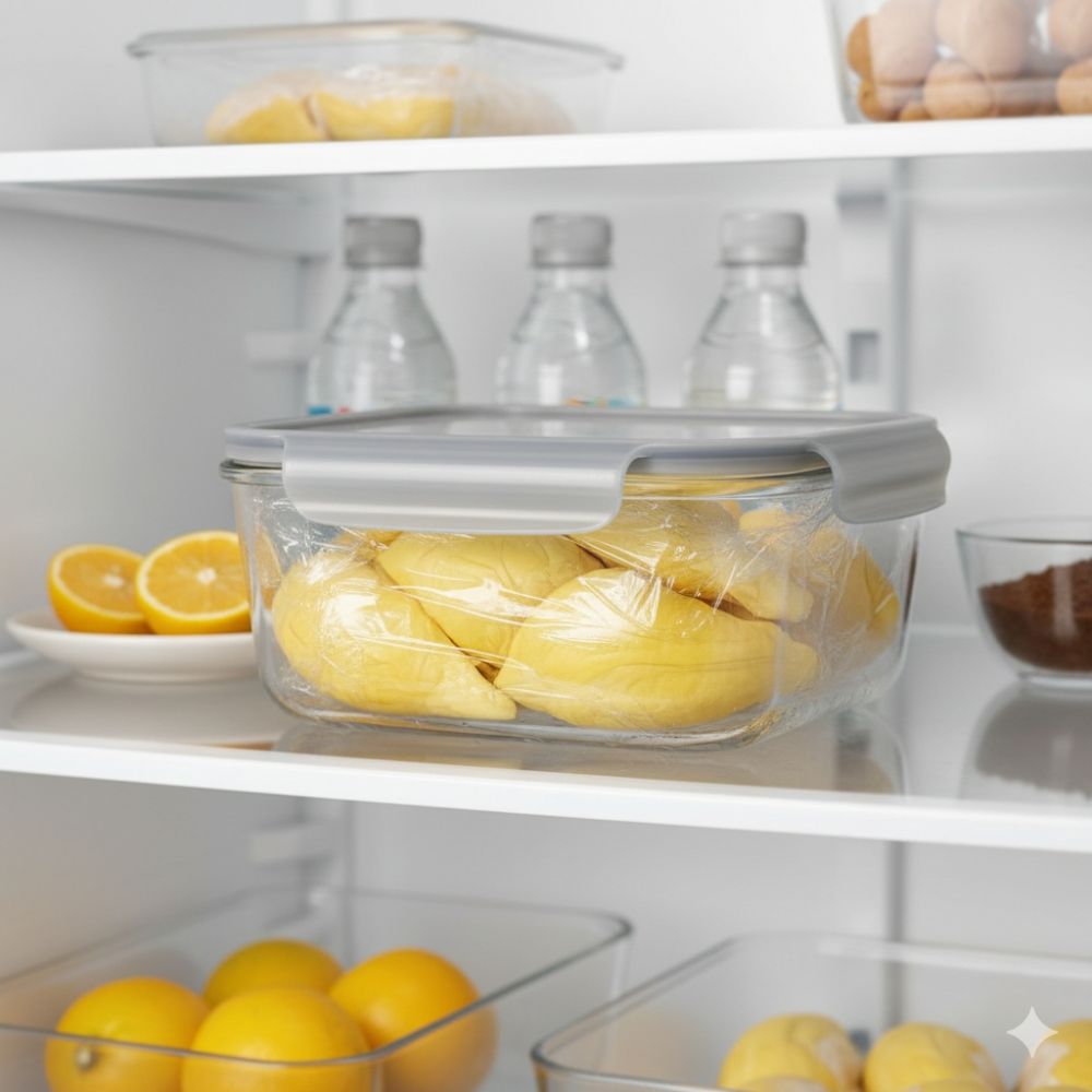 Cara simpan durian di kulkas tanpa bau, rahasia aroma tidak menyebar