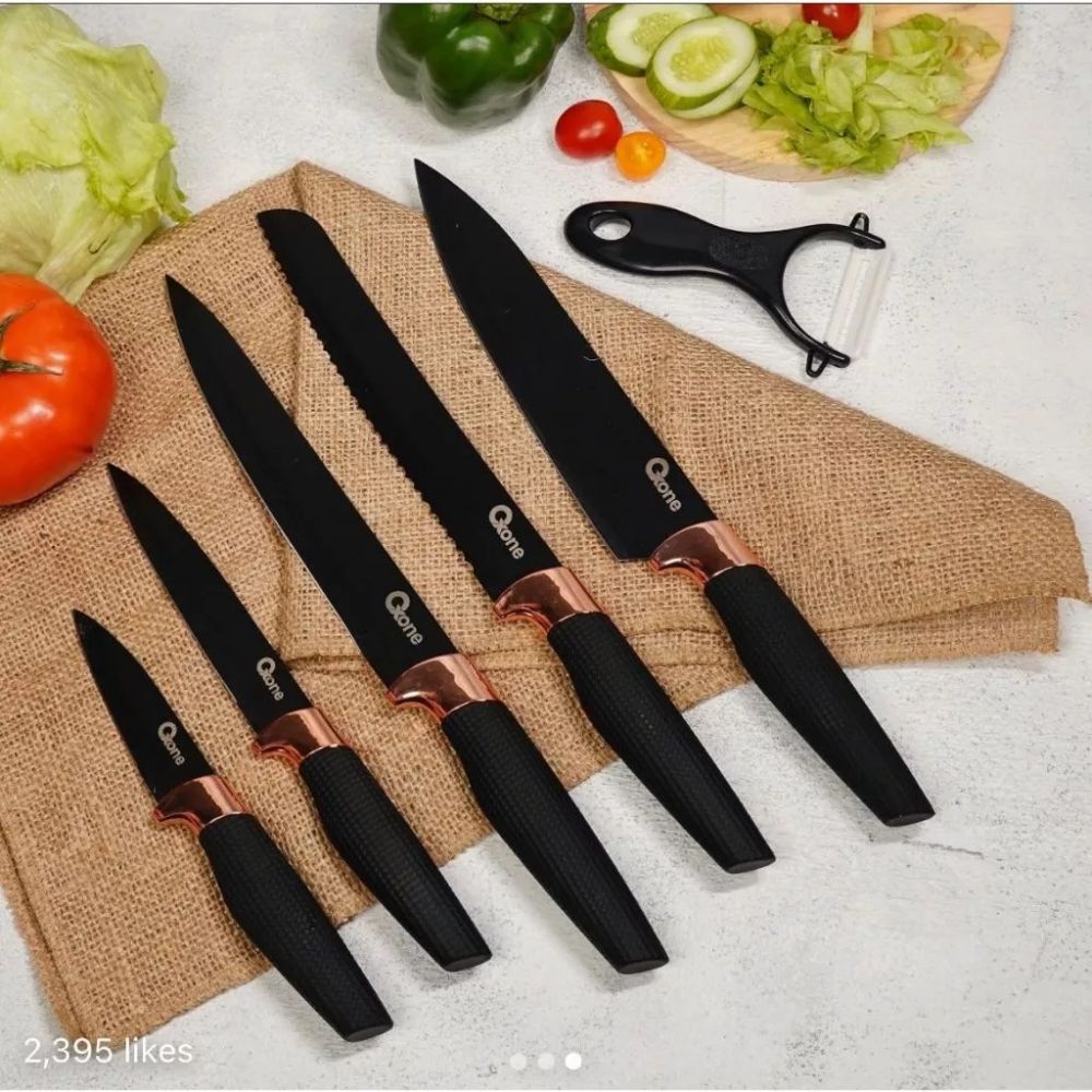 7 Oxone pisau dapur set andalan harga di bawah Rp500 ribu, tajam, tahan lama, dan aman digunakan