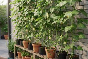 Hemat lahan! Cara menanam kacang panjang vertikal di tembok untuk pemula