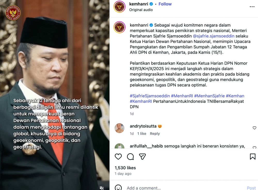Profil Sabrang Letto, anak Cak Nun yang dilantik jadi Tenaga Ahli Dewan Pertahanan Nasional
