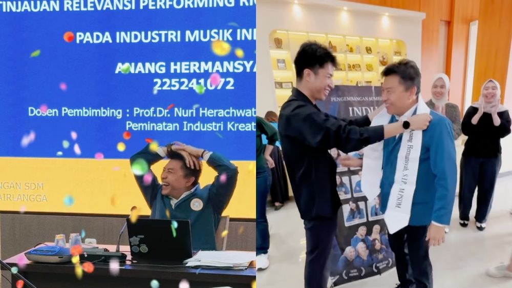 5 Cerita Anang Hermansyah sidang ujian tesis S2 di Universitas Airlangga, raih nilai A