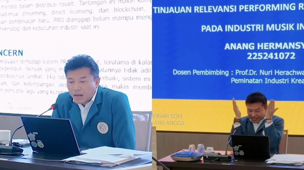 5 Cerita Anang Hermansyah sidang ujian tesis S2 di Universitas Airlangga, raih nilai A