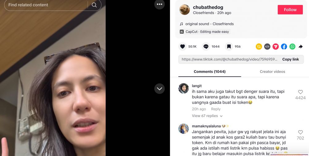 Momen lucu Pevita Pearce baru pertama kali dengar bunyi alarm token listrik habis, dikira suara bom