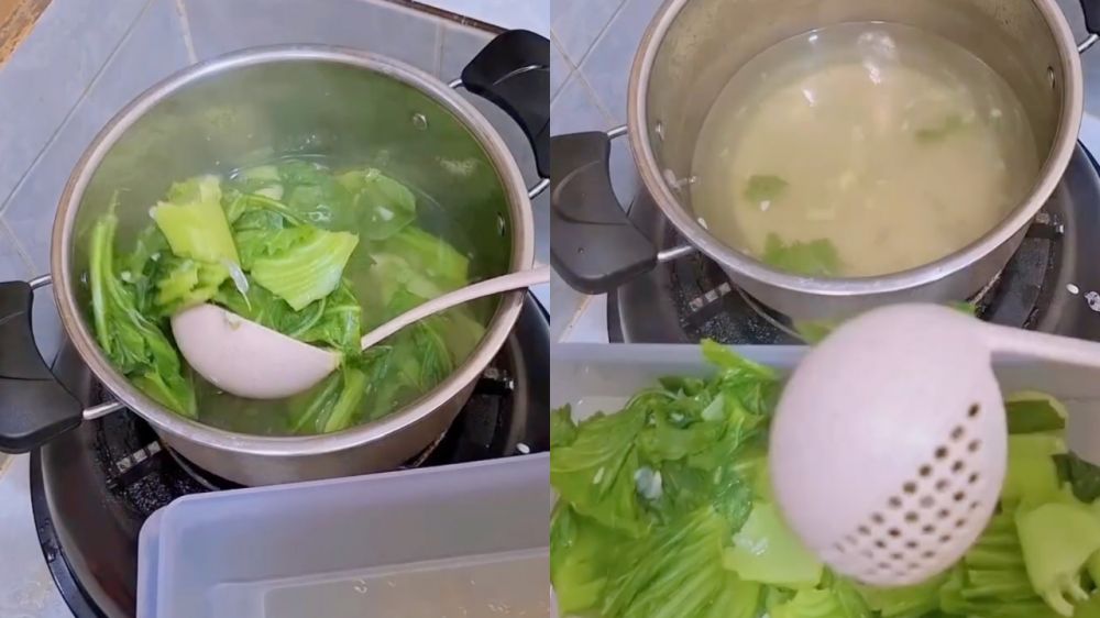 Cara mengolah sawi pahit tanpa rasa pahit berlebih, singkirkan alat potong ini