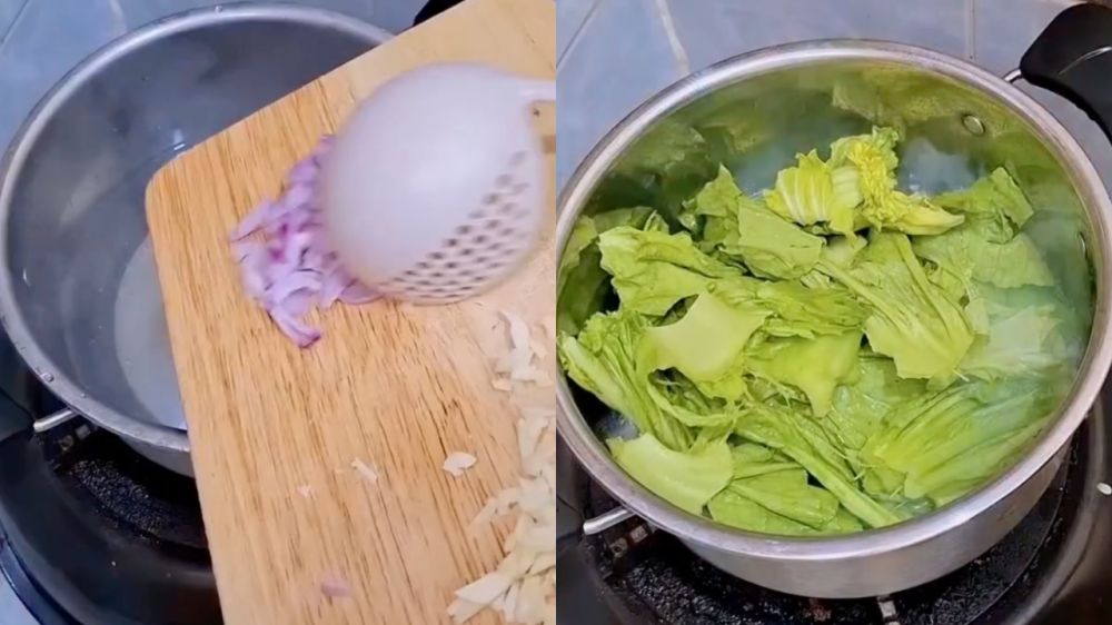 Cara mengolah sawi pahit tanpa rasa pahit berlebih, singkirkan alat potong ini
