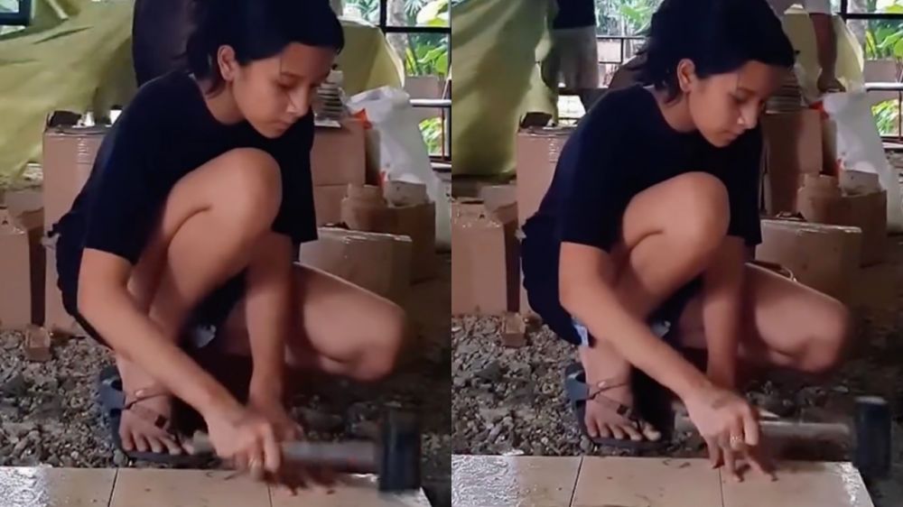 Cerita Dwi Sasono bangga insting “nukang” Widuri sejak dini, lihai pegang sendok semen