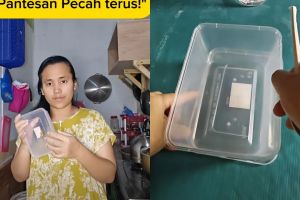 Bukan ditarik paksa, ini cara mudah membuka tutup mika plastik yang benar tanpa pecah