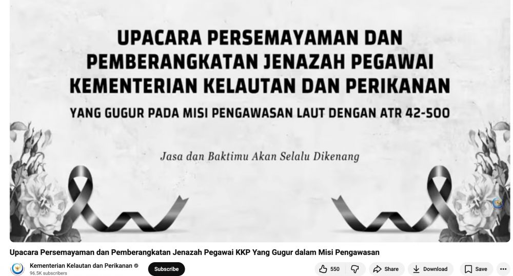 Momen persemayaman Deden Maulana korban pesawat ATR 42-500, sang putra lantunkan Al-Insyirah