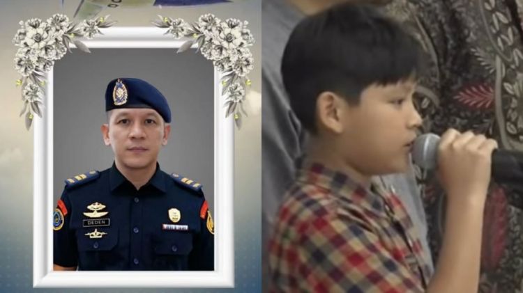 Momen persemayaman Deden Maulana korban pesawat ATR 42-500, sang putra lantunkan Al-Insyirah
