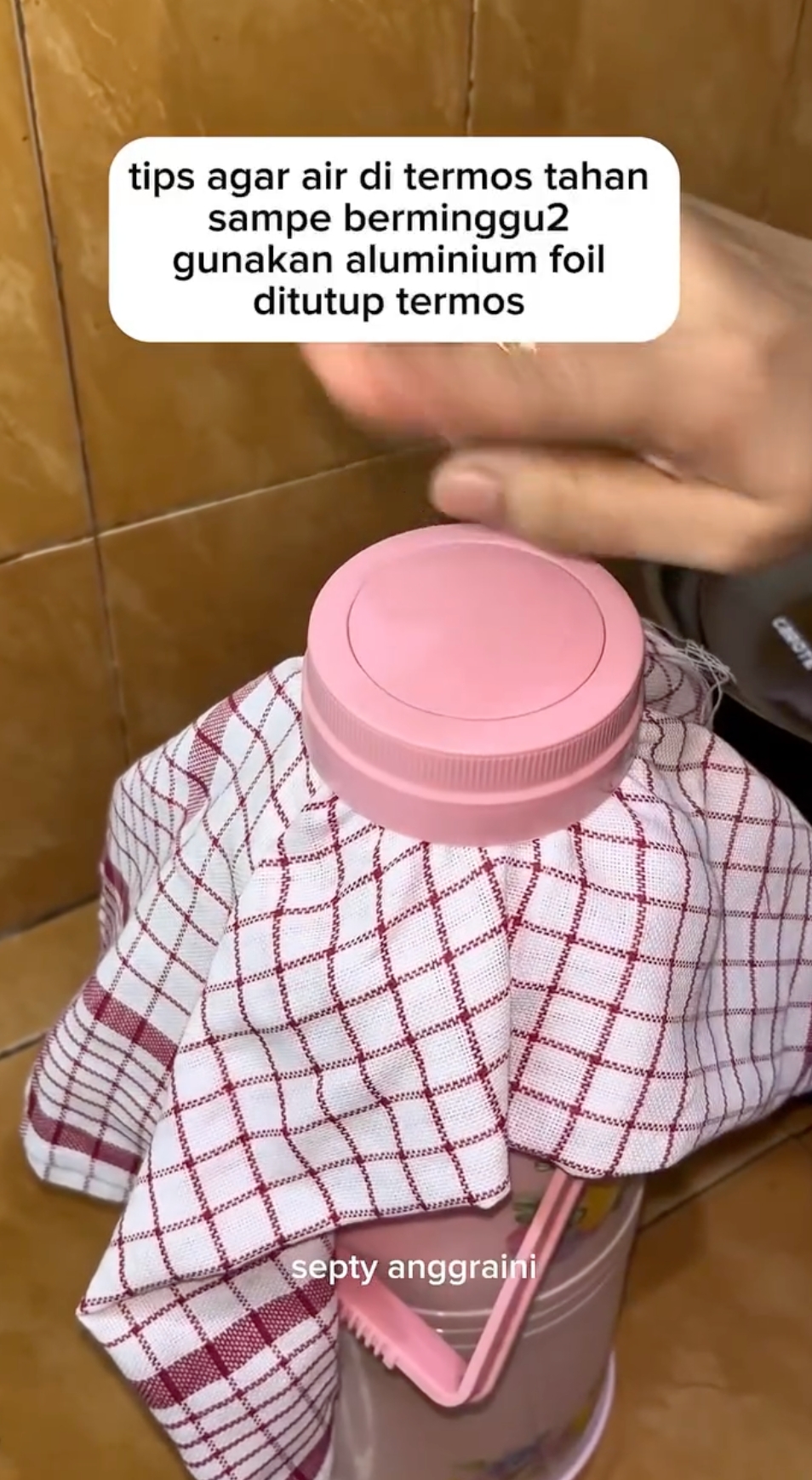 Cara menjaga air termos awet panas berminggu-minggu tanpa pakai bantuan kain lap