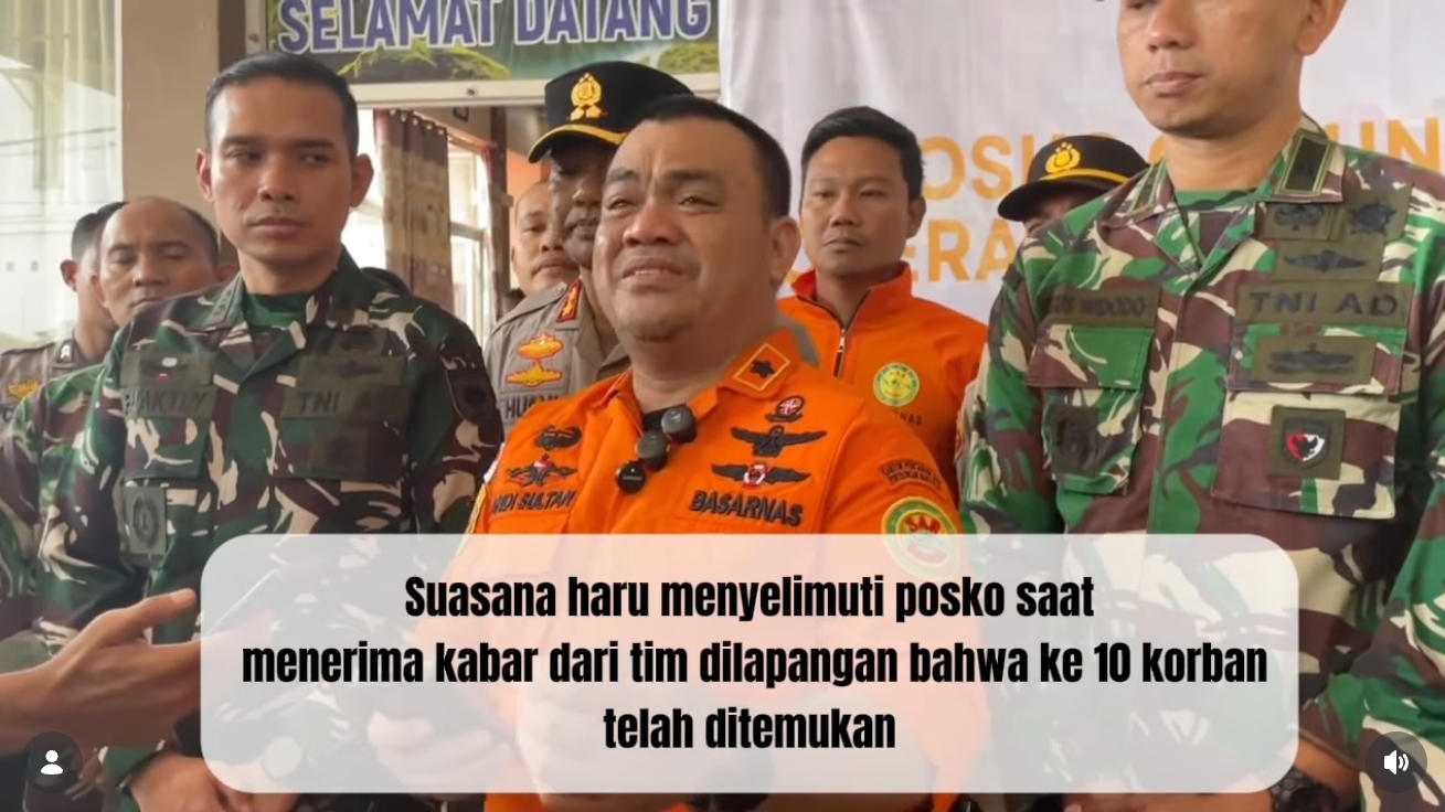 Seluruh korban pesawat ATR 42-500 ditemukan, momen haru Tim SAR sujud syukur