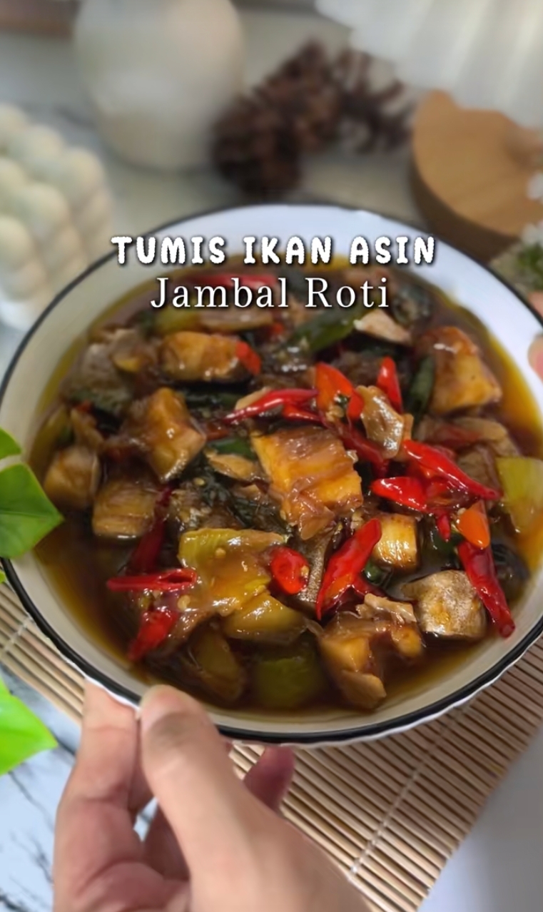 Resep tumis jambal roti iris cabai, menu boros nasi paling simpel
