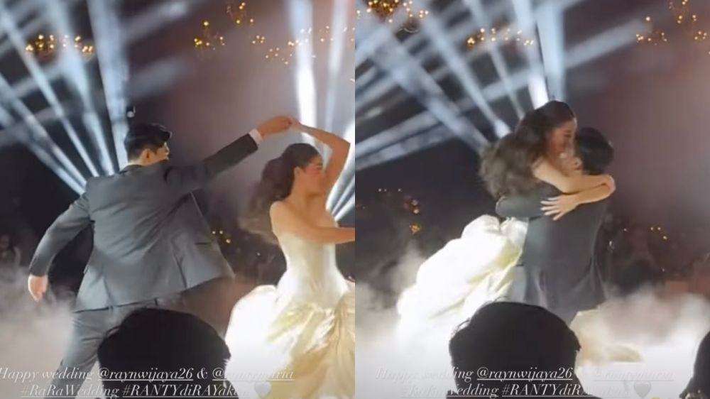Potret before-after latihan wedding dance Ranty Maria & Rayn Wijaya, bak pangeran-putri negeri dongeng