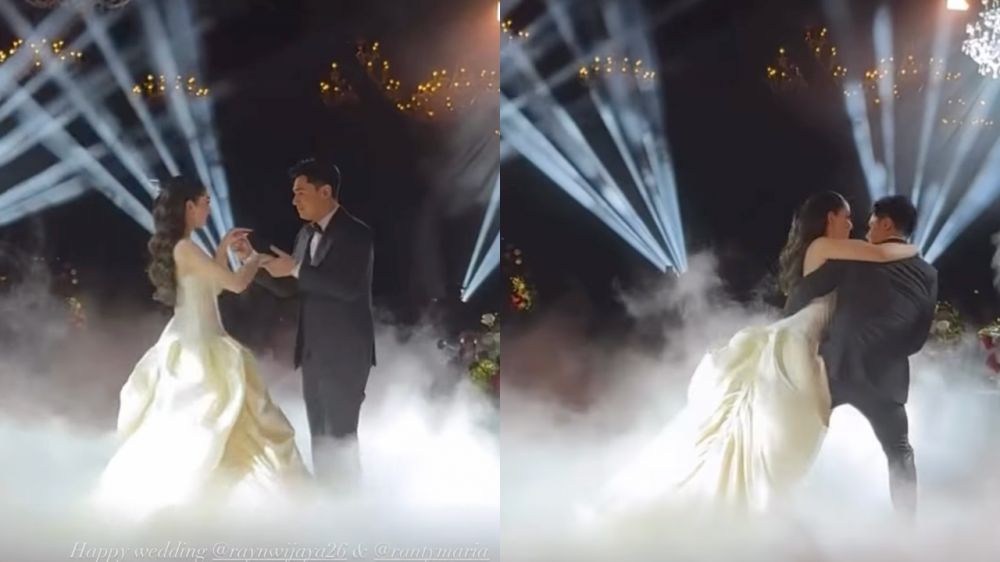Potret before-after latihan wedding dance Ranty Maria & Rayn Wijaya, bak pangeran-putri negeri dongeng