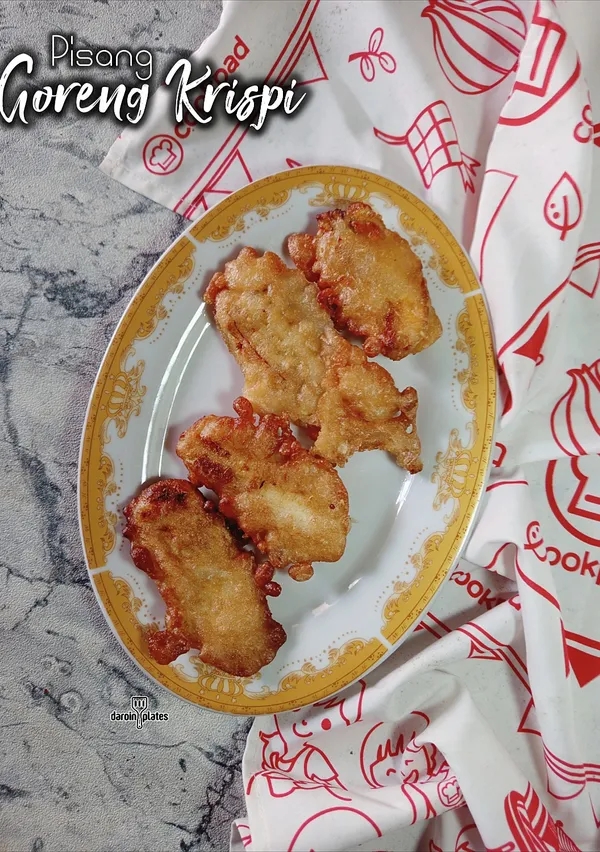 Resep pisang goreng krispi paling simpel, pakai campuran tepung ketan dan tapioka