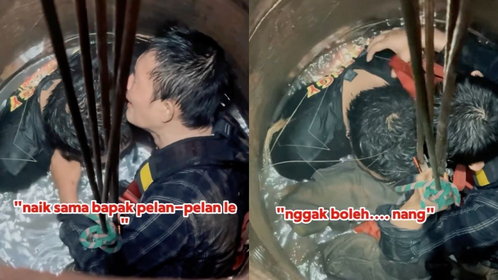 Evakuasi dramatis remaja 17 tahun terjebak 7 jam di sumur kedalaman 16 meter, ayah rela turun membujuk
