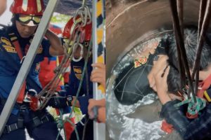 Evakuasi dramatis remaja 17 tahun terjebak 7 jam di sumur kedalaman 16 meter, ayah rela turun membujuk