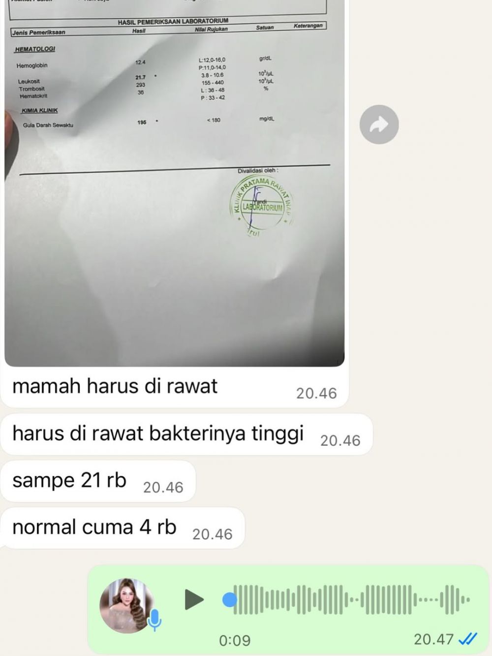 Kronologi Lisa Mariana sekeluarga keracunan kepiting Alaska, ibunda sampai dirawat di rumah sakit