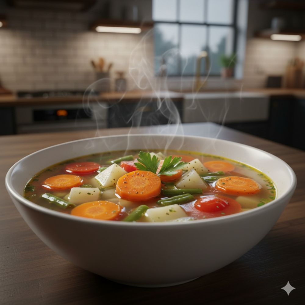 Resep sup bening segar dan sedap, rahasia kuah kaldu gurih tanpa MSG