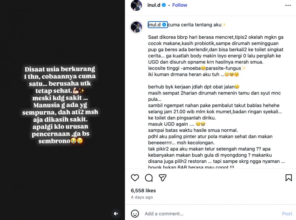 Cerita Inul Daratista opname 6 hari akibat diare & kini alami ISK, tetap bersyukur & bagi-bagi rezeki