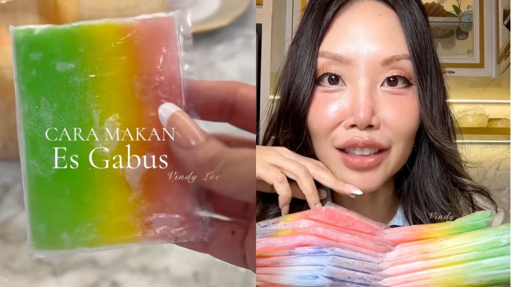Cara makan es gabus dengan slay ala Vindy Lee, nggak belepotan dan tetap anggun