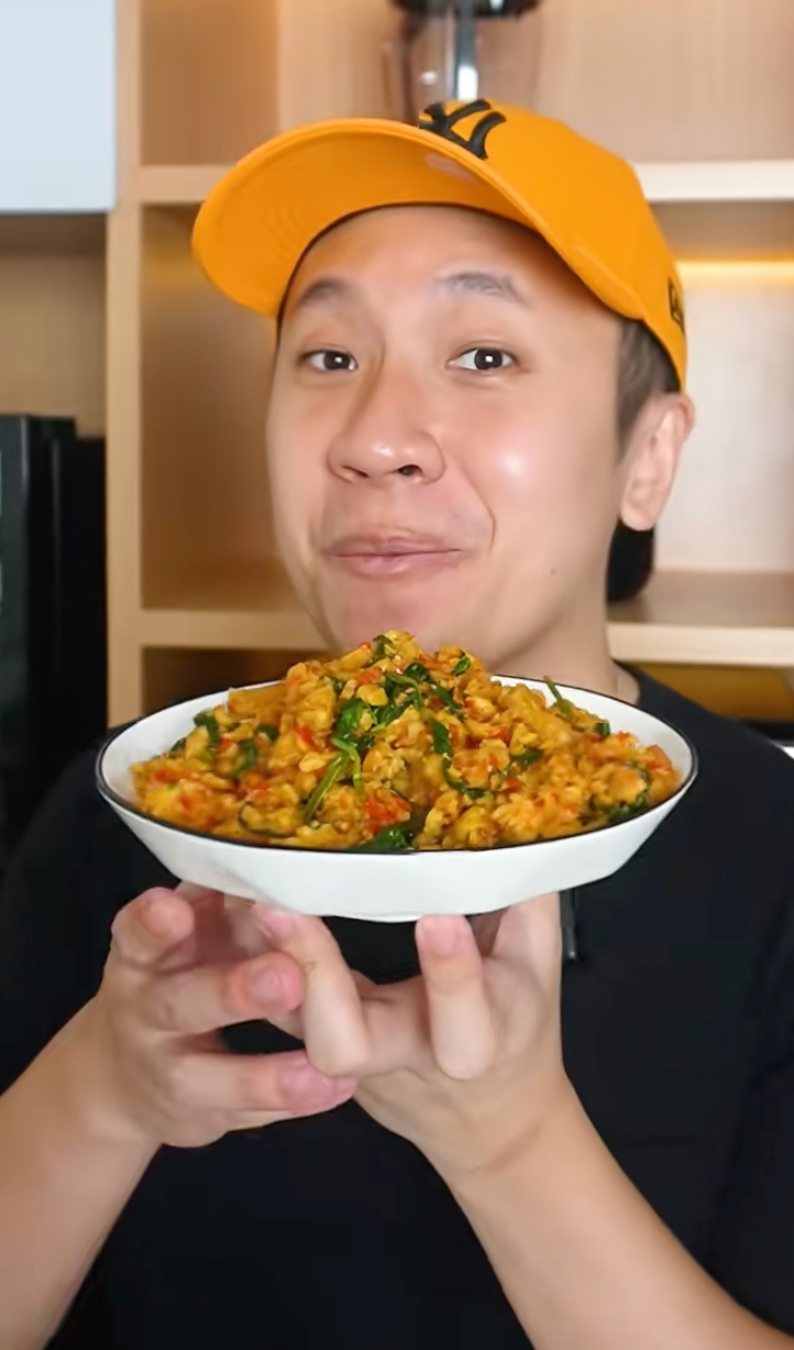 Cara membuat sambal tempe kangkung pedas, ide lauk sat-set yang bikin boros nasi