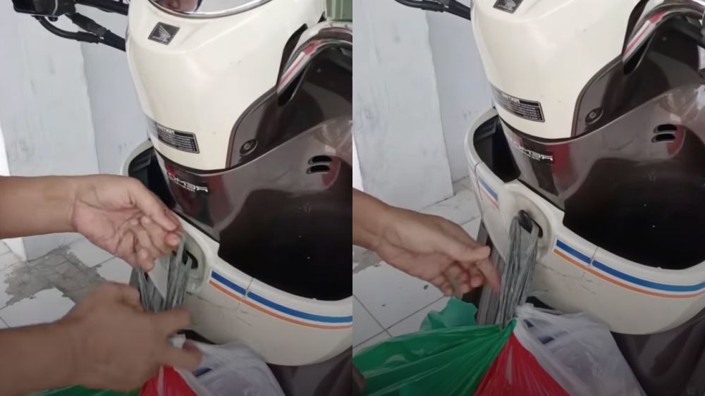 Cara jitu tambah kapasitas gantungan motor, solusi praktis buat emak-emak saat belanja banyak