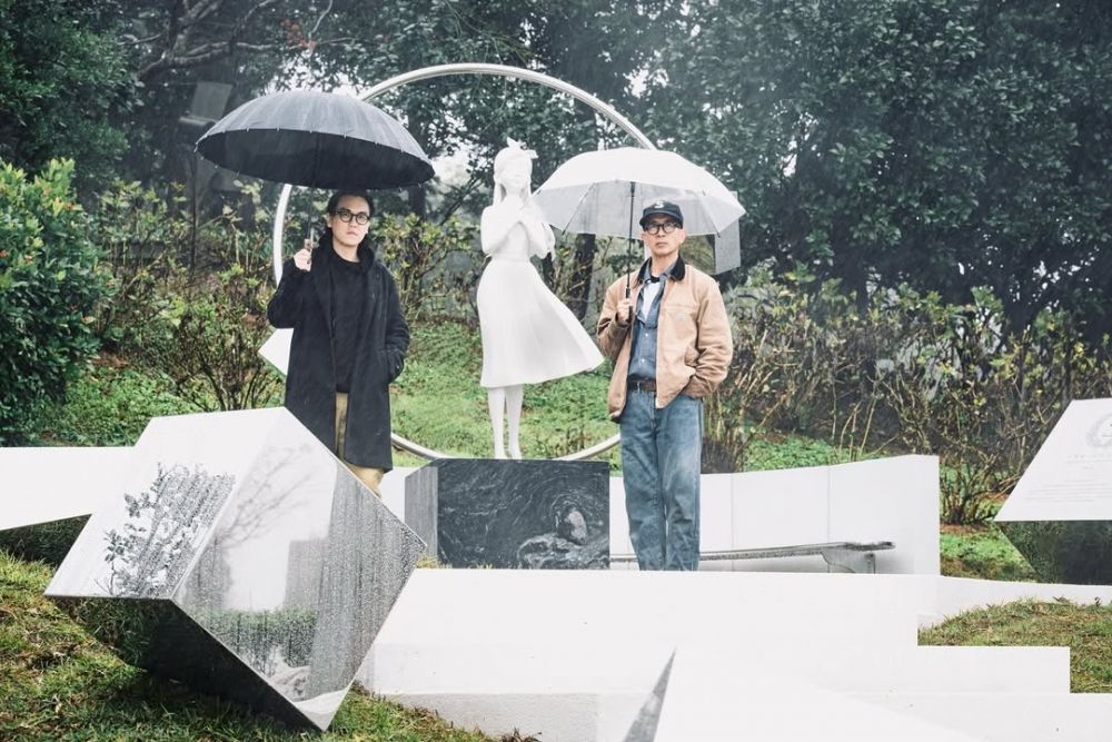 Setahun kepergian Barbie Hsu, Koo Jun Yup resmikan patung memorial istri yang didesain sendiri