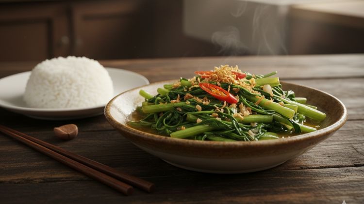 Kangkung anti hitam! Coba trik sederhana ini agar masakan sayur lebih menggugah selera