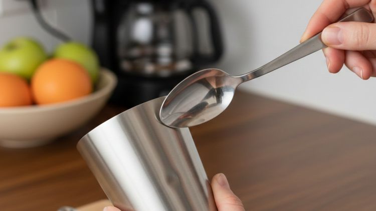 Trik ampuh perbaiki gelas stainless steel yang penyok, nggak perlu buru-buru beli baru